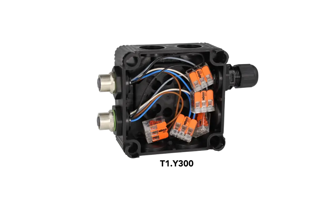 T1.Y300 powerIO-Y-Verteiler Box