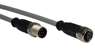 T1.Z107 M12 A-coded 5-pin plug <-> M12 A-coded 5-pin socket - 2 m