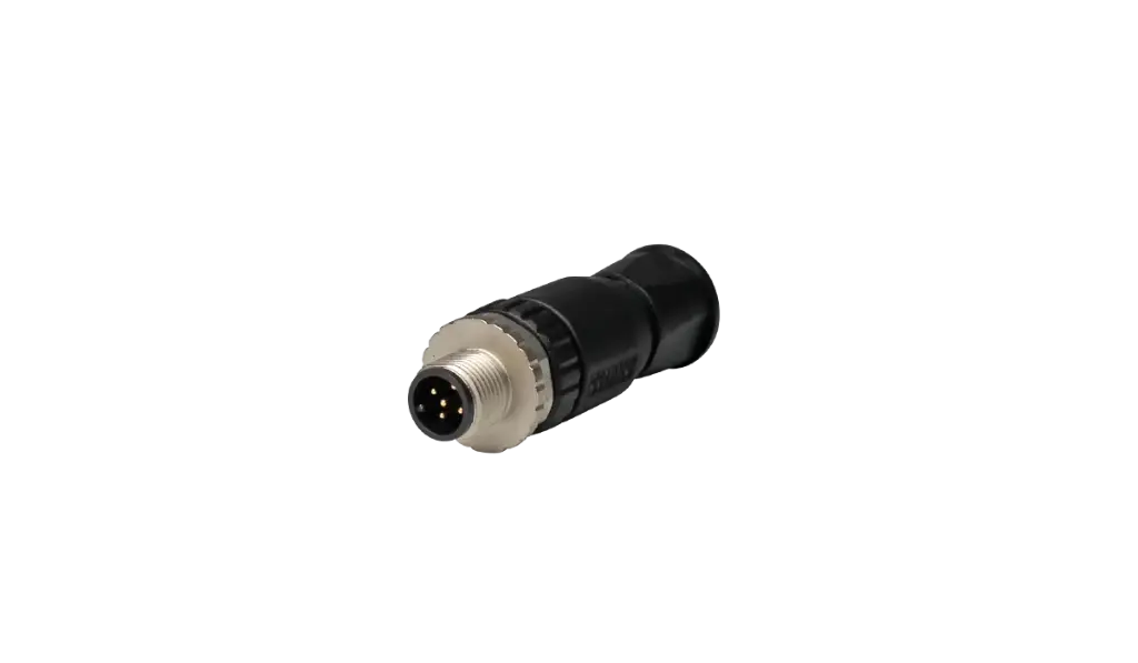 T1.Z112 Steckverbinder Stecker M12 5-polig A-codiert Schraubanschluss
