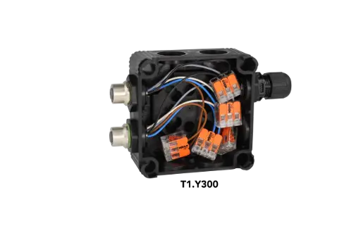 [100111] T1.Y300 powerIO-Y-Verteiler Box