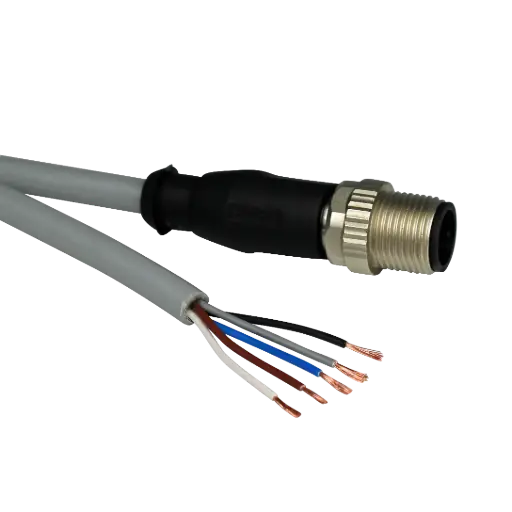 [100118] T1.Z105 M12 A-codiert 5-polig Stecker <-> offenes Ende - 5 m